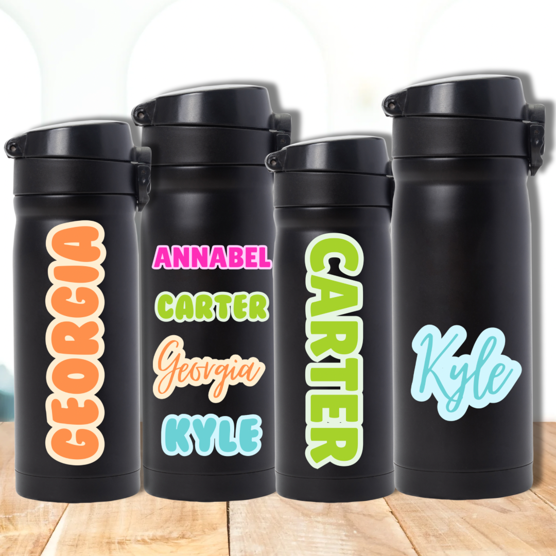 Drink Bottle Name Labels
