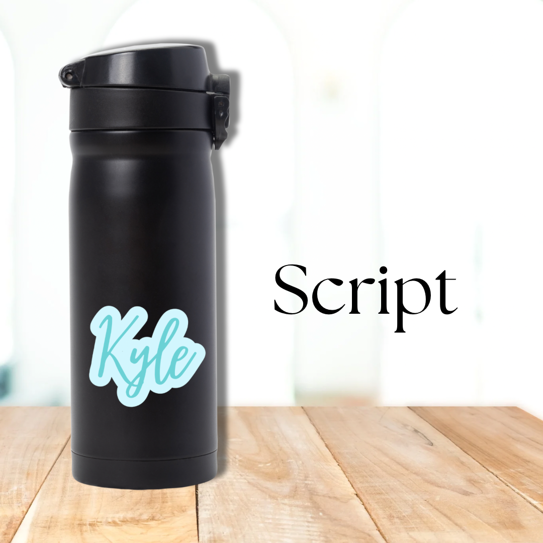 Drink Bottle Name Labels