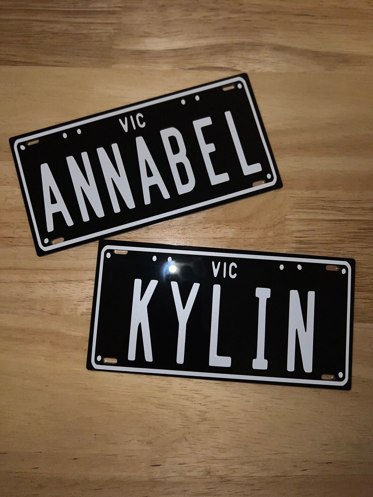 Kids Acrylic Number Plates