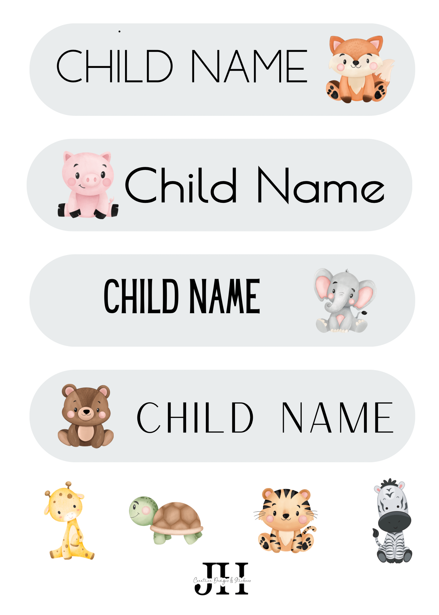 Pre-Designed Multipack Drink Bottle Sticker Labels