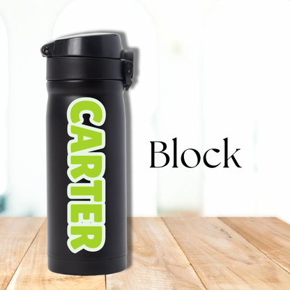Drink Bottle Name Labels
