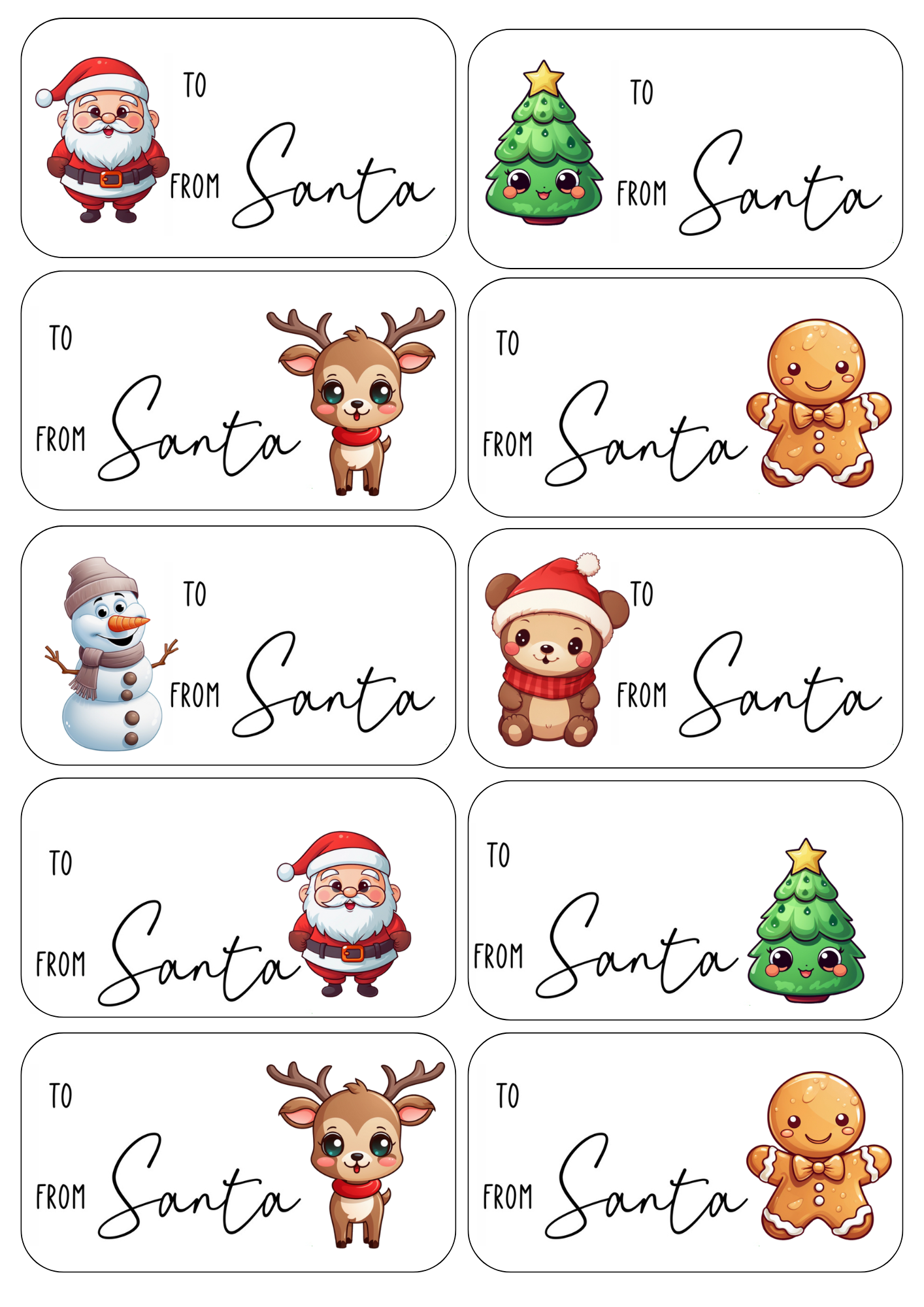 Christmas Labels