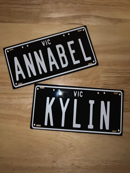 Kids Acrylic Number Plates