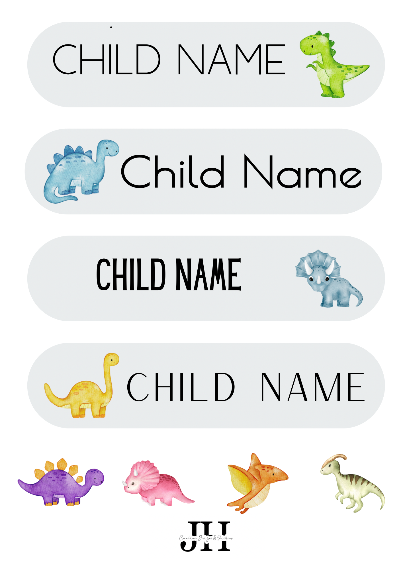 Pre-Designed Multipack Drink Bottle Sticker Labels